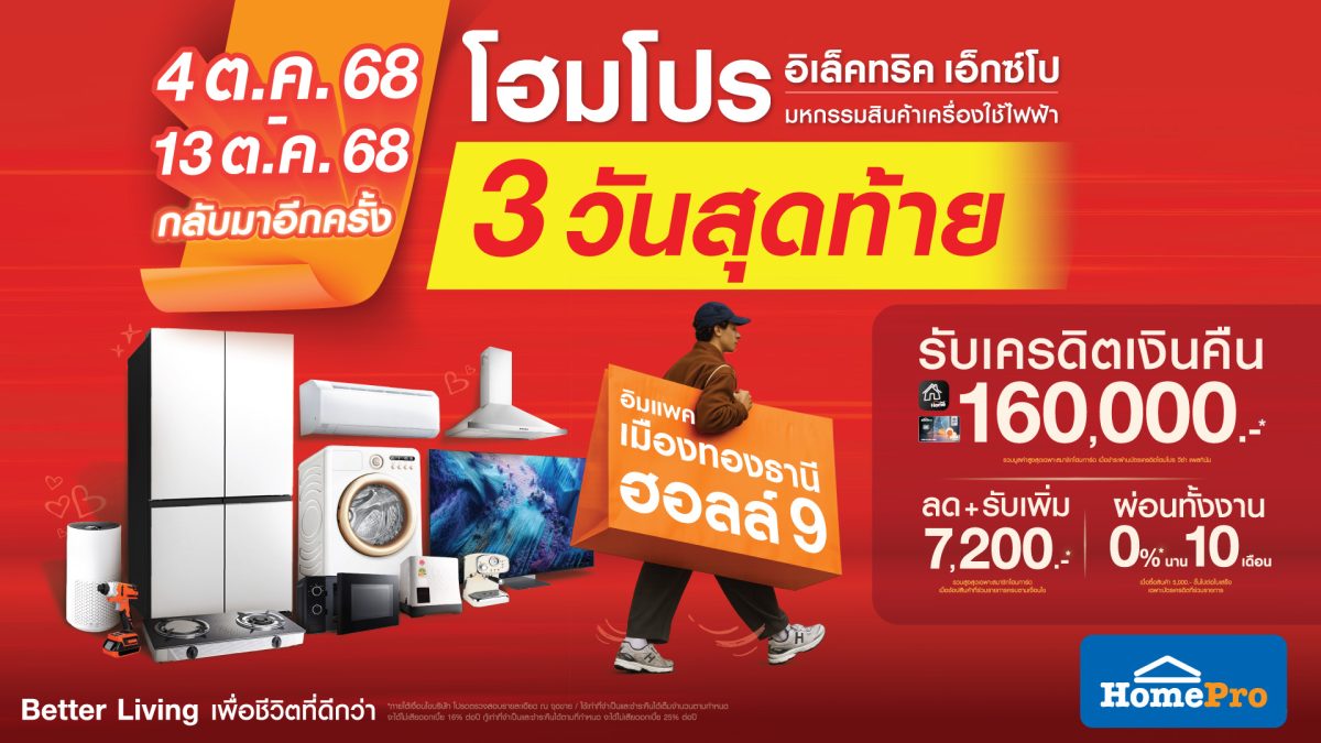 โค้งสุดท้ายของงานเครื่องใช้ไฟฟ้าใหญ่ปลายป...