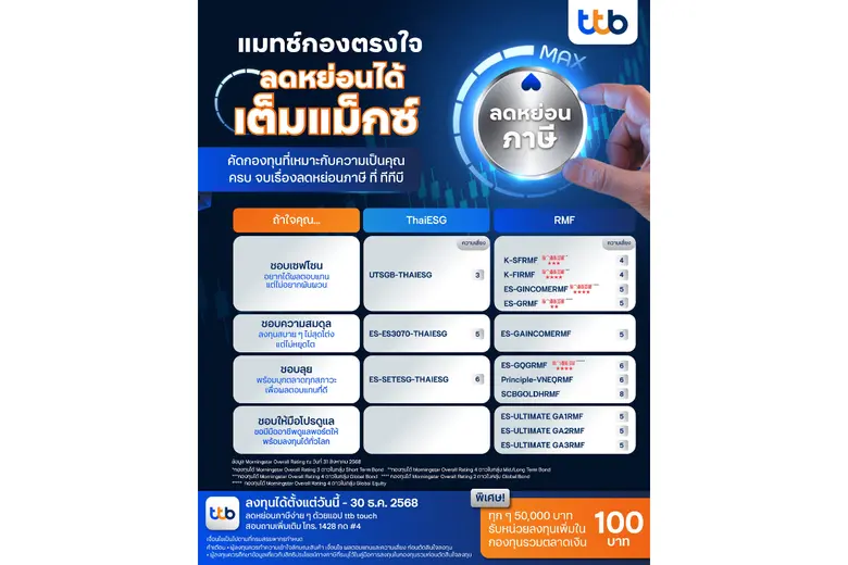 ทีเอ็มบีธนชาต หรือ ทีทีบี เปิดตัวแคมเปญกอ...