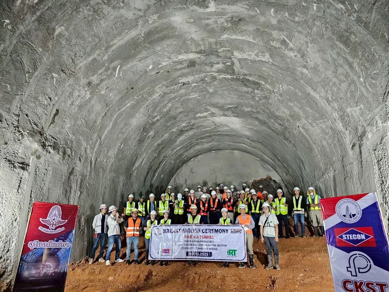 RT ตอกย้ำความเป็นผู้นำด้าน Tunneling เจาะทะลุ 2 อุโมงค์สำคัญของประเทศ มูลค่ารวม 3,657 ลบ.