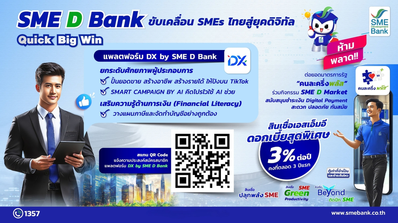 ธนาคารพัฒนาวิสาหกิจขนาดกลางและขนาดย่อมแห่...