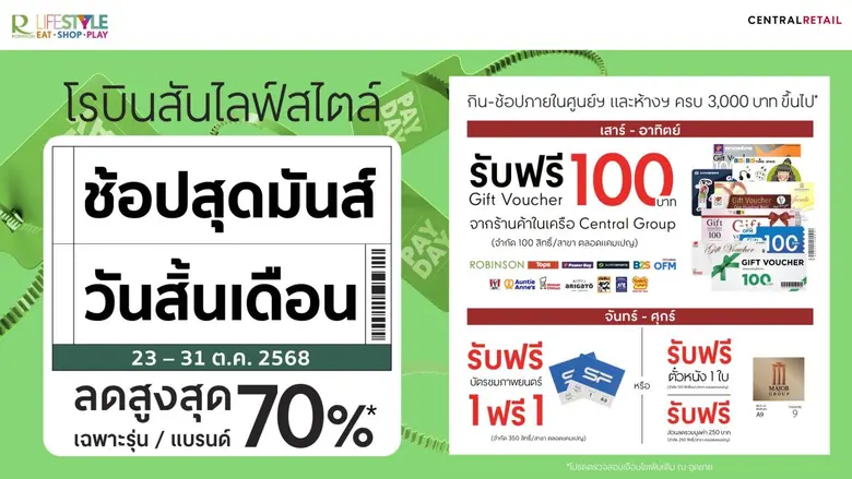 ศูนย์การค้าโรบินสันไลฟ์สไตล์ ในเครือเซ็นท...