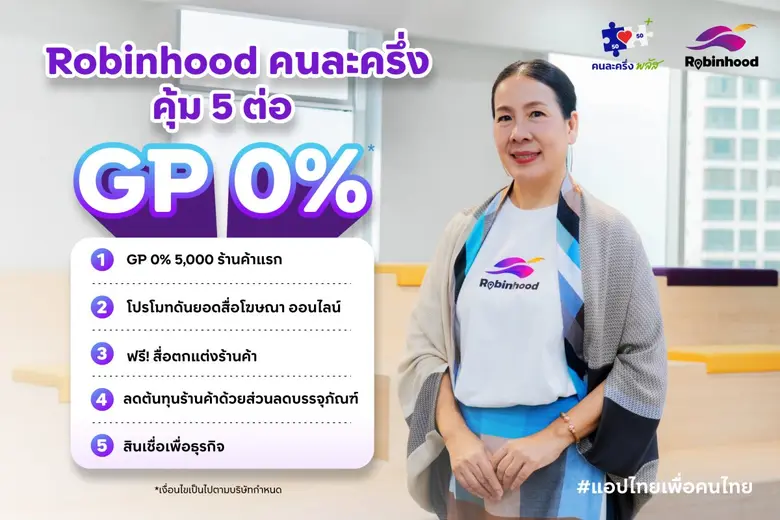 Robinhood (โรบินฮู้ด) แอปพลิเคชันไทยเพื่อ...