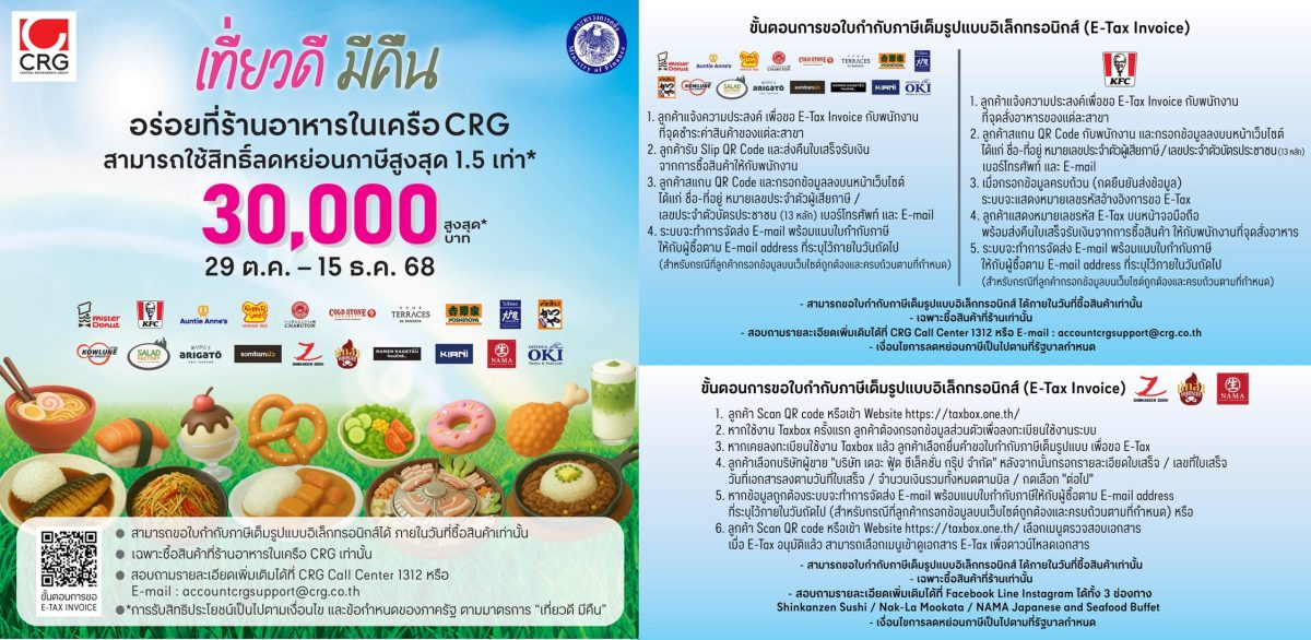 บริษัท เซ็นทรัล เรสตอรองส์ กรุ๊ป จำกัด ขา...