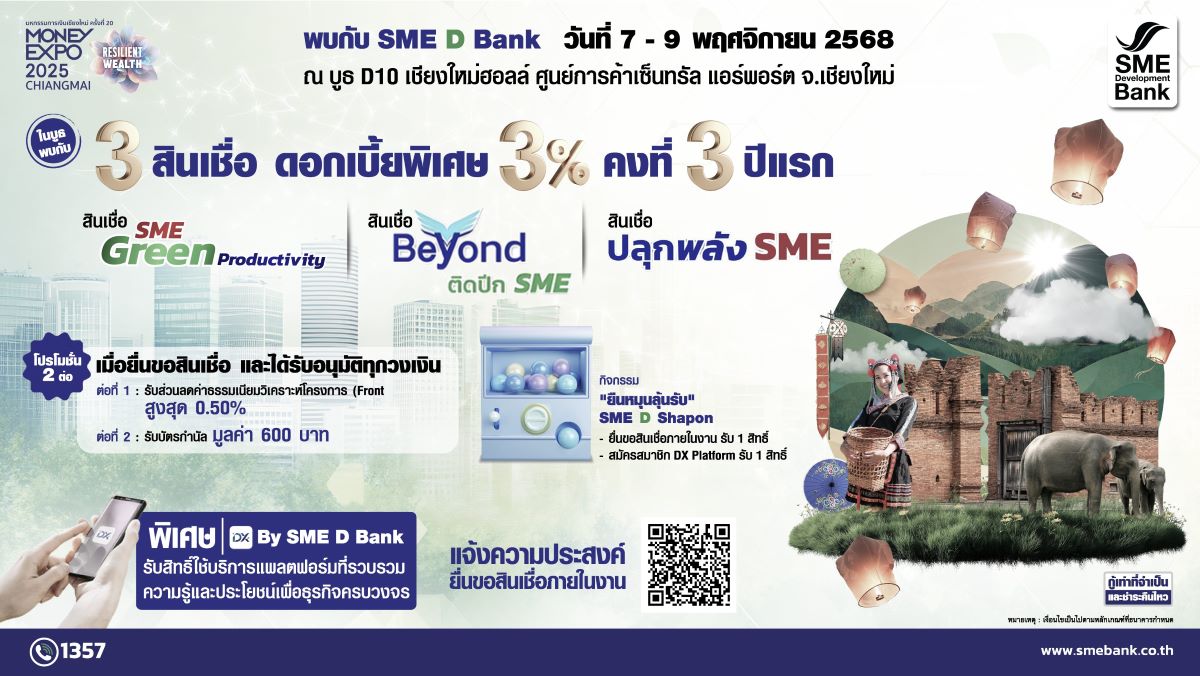 ธนาคารพัฒนาวิสาหกิจขนาดกลางและขนาดย่อมแห่...