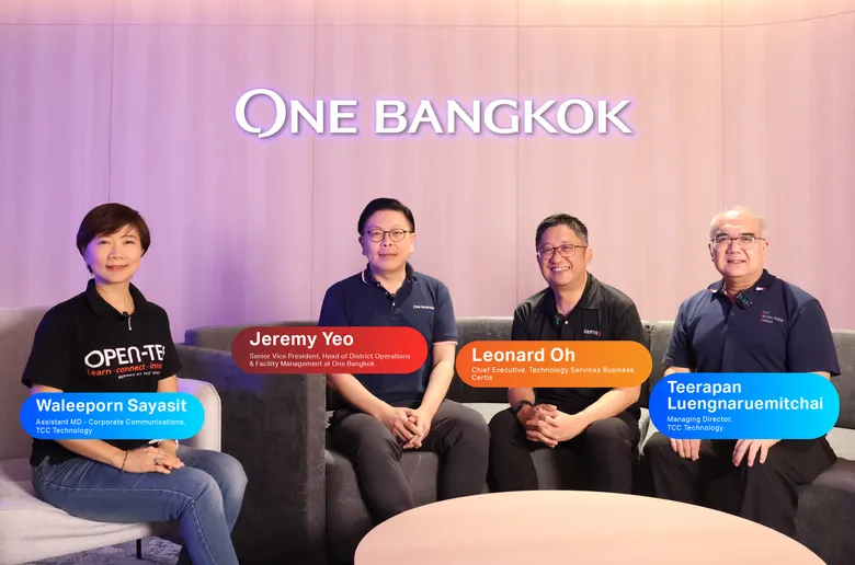 One Bangkok ก้าวสำคัญในการขับเคลื่อนด้วยพลังดิจิทัล โดยความร่วมมือระหว่าง One Bangkok x Certis x TCCtech