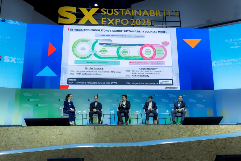 Bridgestone Honored with "Business Partner Award 2025 (Gold Award)" from ThaiBev and Reaffirms Its Commitment to Driving Business Toward a Sustainable Future at Sustainability Expo 2025