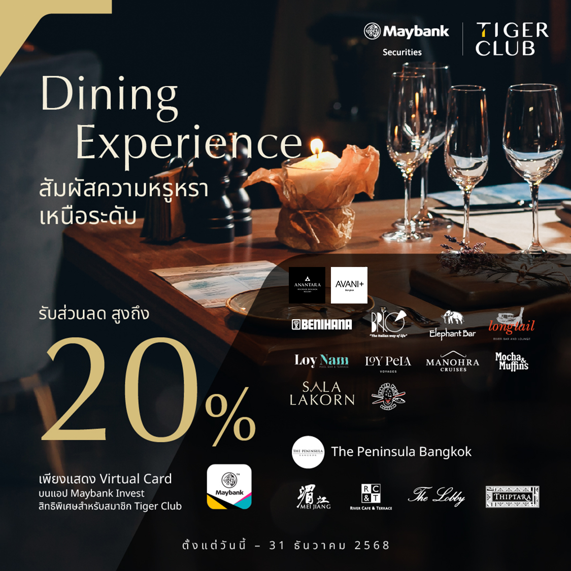 บล.เมย์แบงก์ (ประเทศไทย) เปิดตัวสิทธิพิเศ...