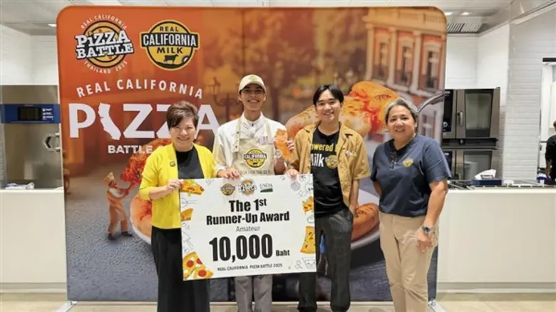 นักศึกษาวิทยาลัยดุสิตธานีคว้ารางวัลรองชนะเลิศอันดับ 1 การแข่งขัน REAL CALIFORNIA PIZZA BATTLE 2025