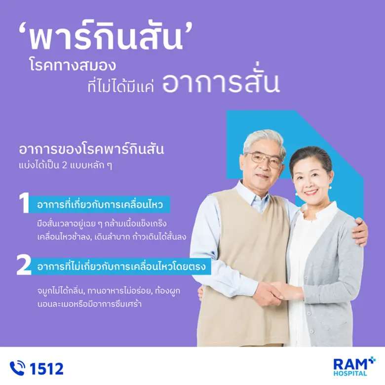 "พาร์กินสัน" โรคทางสมอง ที่ไม่ได้มีแค่อาก...