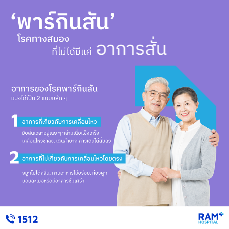 "พาร์กินสัน" โรคทางสมอง ที่ไม่ได้มีแค่อาก...