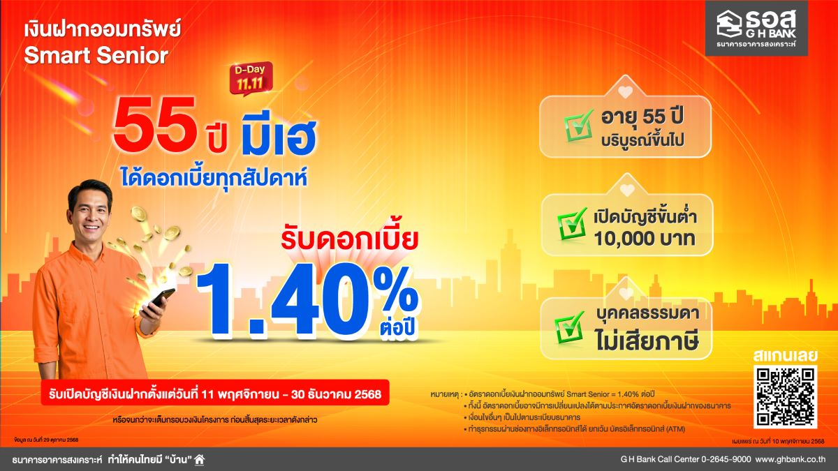 ธนาคารอาคารสงเคราะห์ (ธอส.) ส่งเสริมการวา...