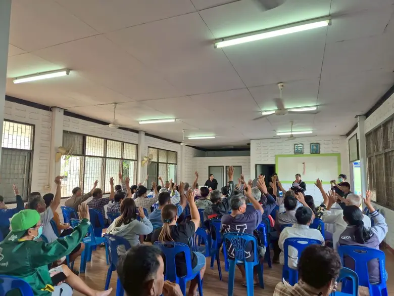 ลงพื้นที่ประชาคมเกษตรกรผู้ปลูกข้าวนาปี 2568/2569