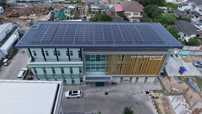 WP ENERGY ส่งมอบโซลาร์รูฟท็อปแห่งแรกในโครงการ "WP SOLAR FOR GOOD" กำลังการติดตั้ง 63.675 กิโลวัตต์ให้โรงพยาบาลท่าเรือ จ.พระนครศรีอยุธยา ตั้งเป้าติดตั้งครบ 200 แห่งทั่วไทย ตามแผนการ ภายใน 5 ปี
