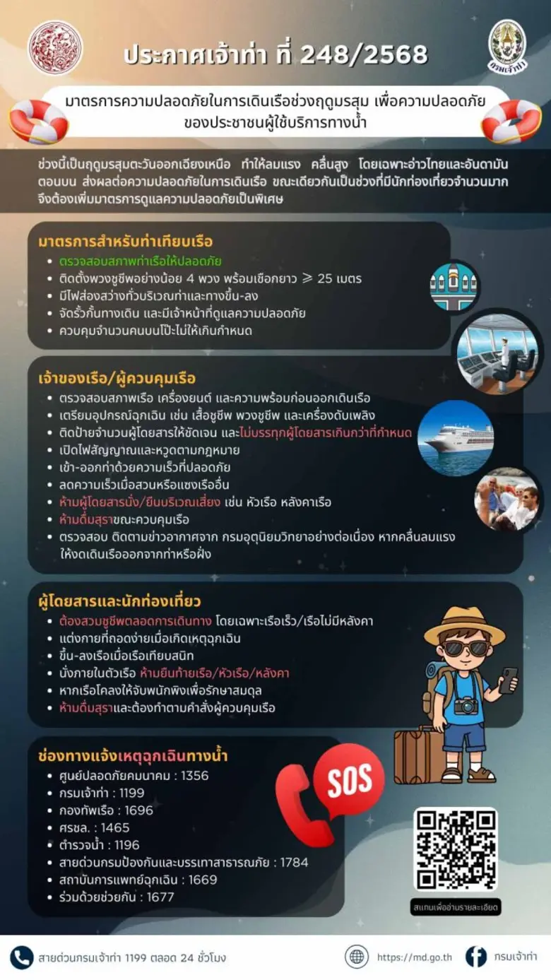 "กรมเจ้าท่า"รับข้อสั่งการ"พิพัฒน์"คุมเข้มความปลอดภั...