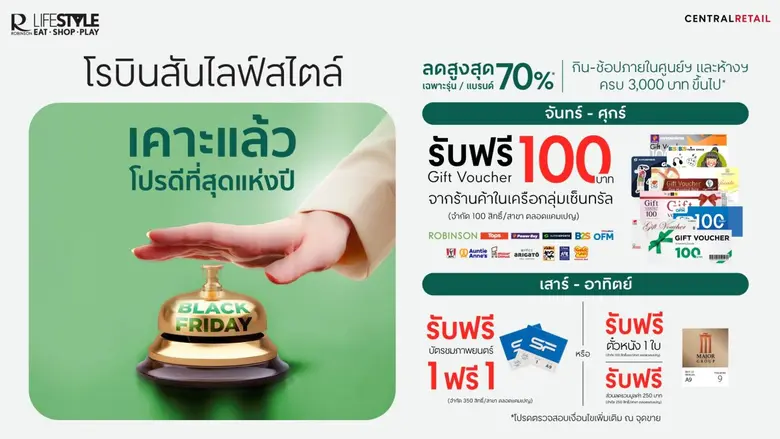 โรบินสันไลฟ์สไตล์ มอบโปรดีที่สุดแห่งปี "B...