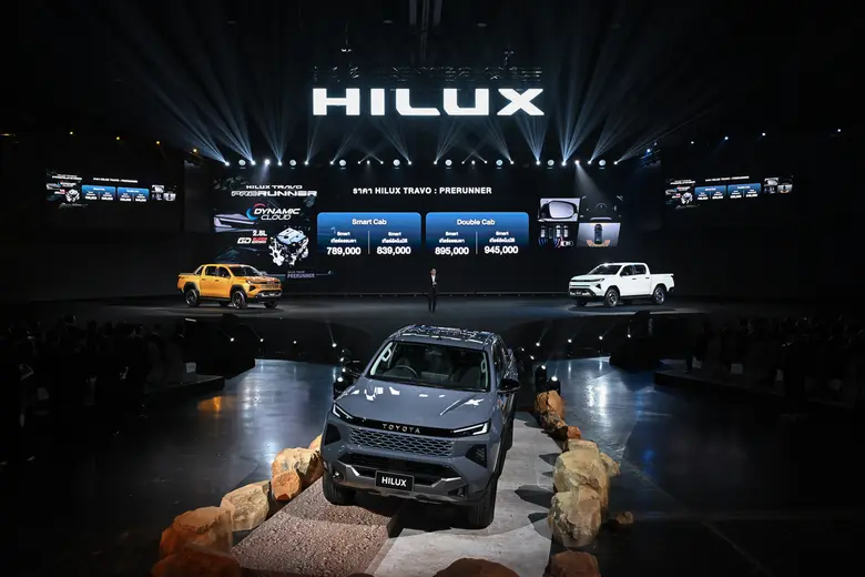 "BRIDGESTONE DUELER A/T 693 III" และ "BRIDGESTONE DUELER H/T 684 II" ได้รับเลือกเป็นยางมาตรฐานติดรถกระบะไฮลักซ์รุ่นใหม่ล่าสุดจากโตโยต้า เปิดตัวครั้งแรกของโลก "TOYOTA HILUX TRAVO" และ "TOYOTA HILUX TRAVO-e"