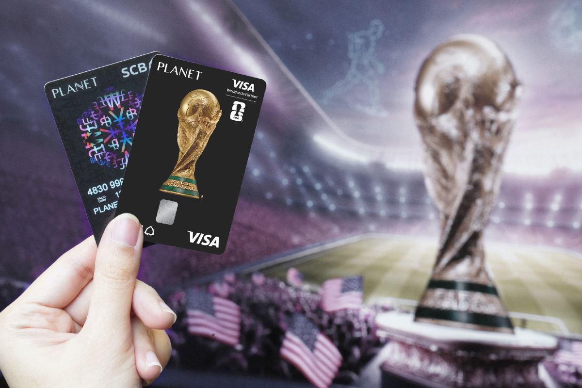 SCB ผนึกกำลัง VISA สร้างประสบการณ์ครั้งหนึ่งในชีวิต ช้อปผ่านบัตร SCB PLANET VISA ลุ้นเชียร์รอบชิงชนะเลิศที่อเมริกา FIFA WORLD CUP 2026 รวมมูลค่ากว่า 2.9 ล้านบาท