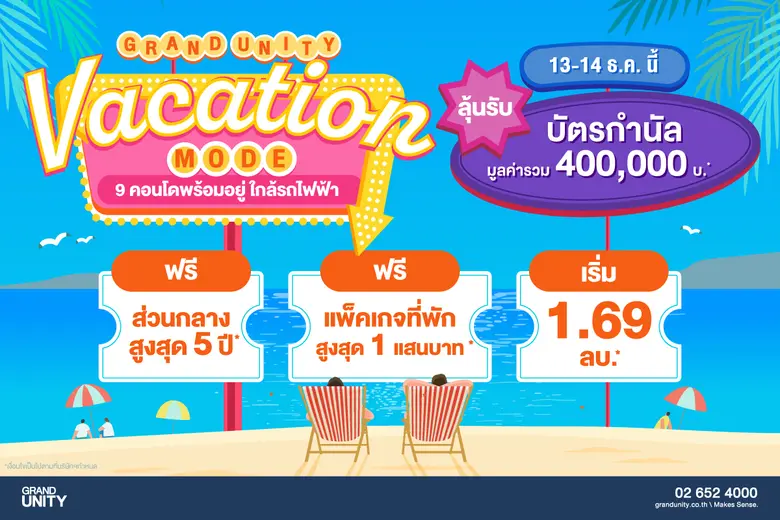 แกรนด์ ยูนิตี้ เดินหน้ากระตุ้นตลาดอสังหาร...