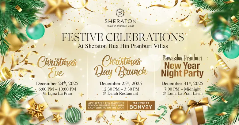 Sheraton Hua Hin Pranburi Villas invites ...