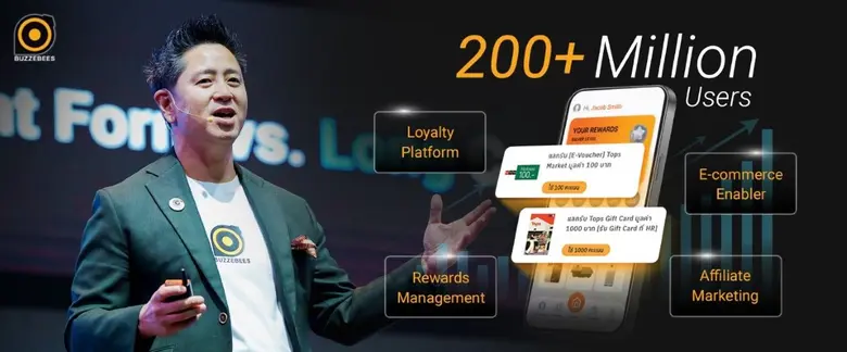 BUZZEBEES สร้างประวัติการณ์! กวาดฐานผู้ใช้งานทะลุ 200 ล้านบัญชี ชูจุดแข็งอันดับ 1 ด้าน Full funnel เชื่อมต่อ Ecosystem ไร้รอยต่อ พร้อมรองรับธุรกิจทุกขนาดตั้งแต่ Enterprise ถึง Retail