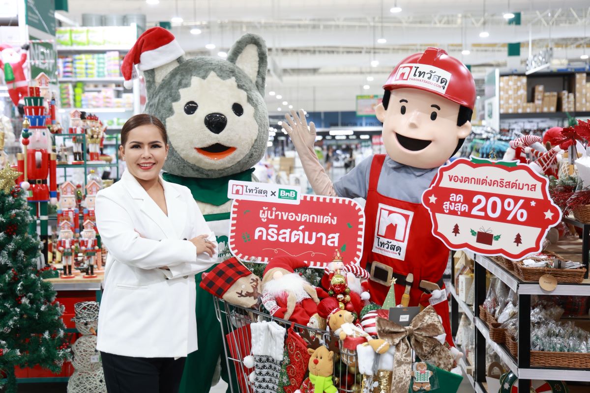 มัดรวมของตกแต่ง ตั้งแต่ต้นสนสดนำเข้าจากแค...