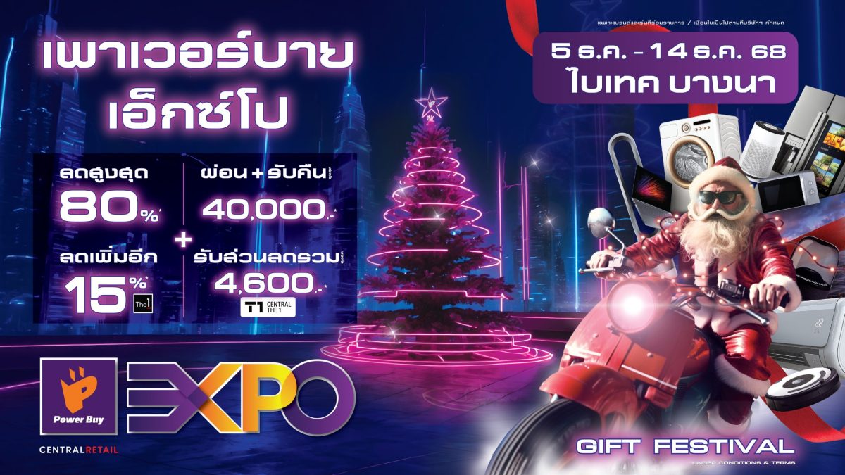 เพาเวอร์บาย ในเครือเซ็นทรัล รีเทล ตอกย้ำความเป็นผู้...