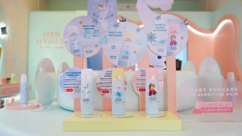 HER HYNESS Unveils Disney-Inspired 'Frozen Collection' Limited-Edition Sunscreens