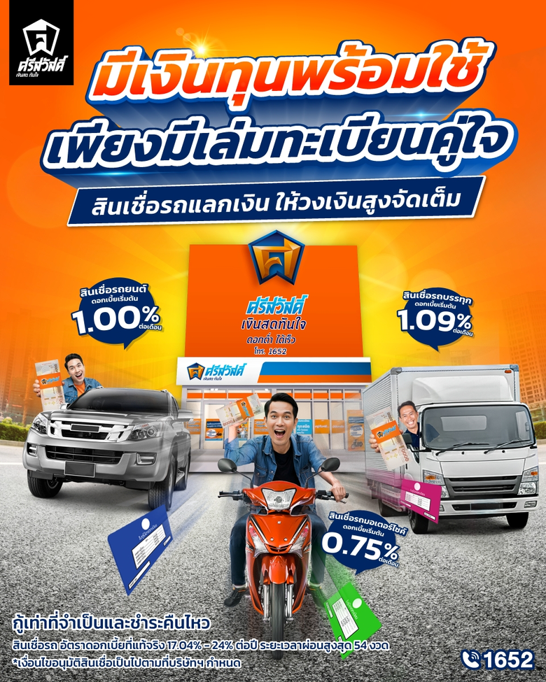 สินเชื่อจำนำทะเบียนรถยนต์ คืออะไร? เปิดทุกเรื่องต้องรู้ก่อนตัดสินใจ