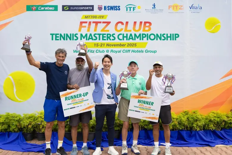 The MT700 ITF Fitz Club Masters Champions...