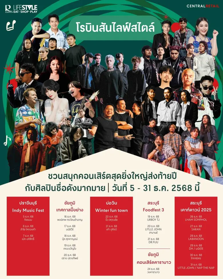 ศูนย์การค้าโรบินสันไลฟ์สไตล์ ในเครือเซ็นท...