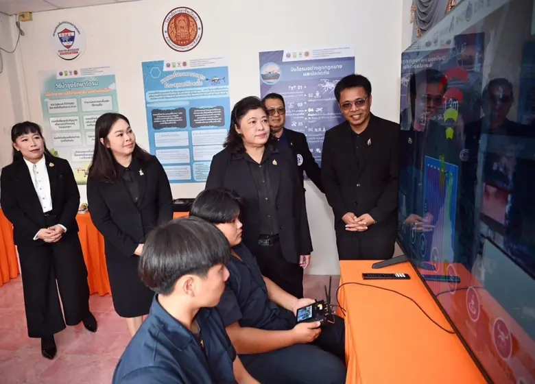 วช. เปิดศูนย์เรียนรู้เทคโนโลยีโดรนเกษตร เสริมทักษะอาชีพและเพิ่มศักยภาพเกษตรกร ณ วิทยาลัยการอาชีพเวียงสา จังหวัดน่าน