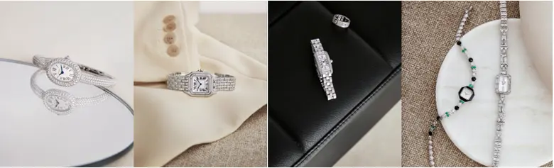 อ่อนช้อยและประณีต คือคำจำกัดความของเรือนเวลาอัญมณีข...