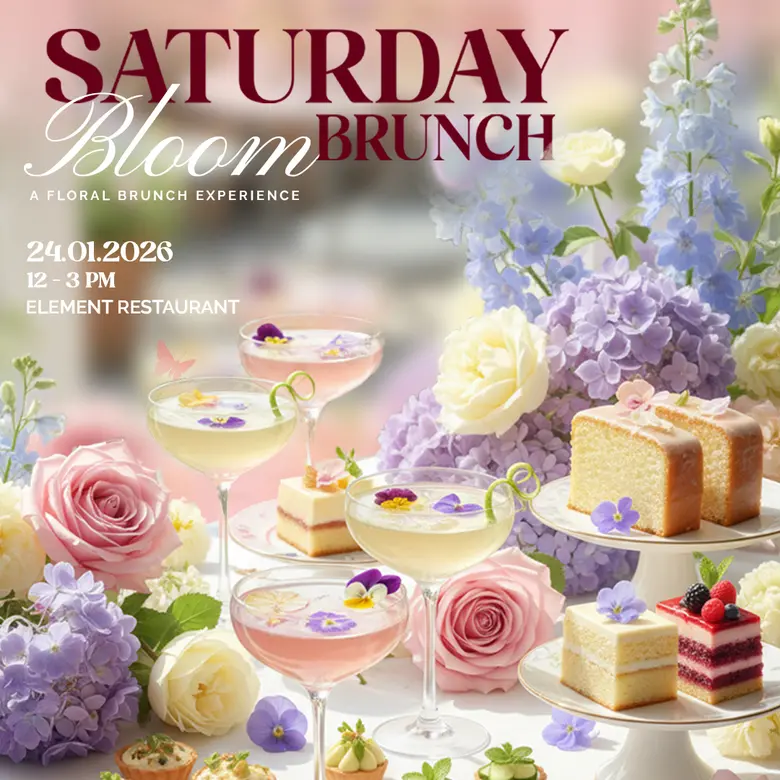 ชวนสัมผัส "Saturday Bloom Brunch"บรันช์สุ...