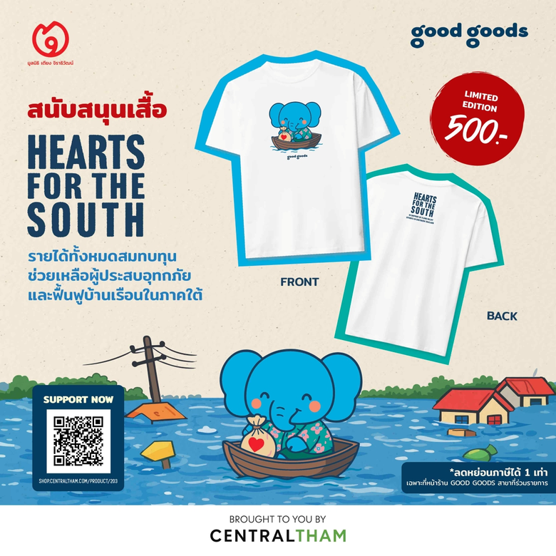 จากสถานการณ์อุทกภัยในพื้นที่ภาคใต้ซึ่งส่งผลกระทบต่อ...