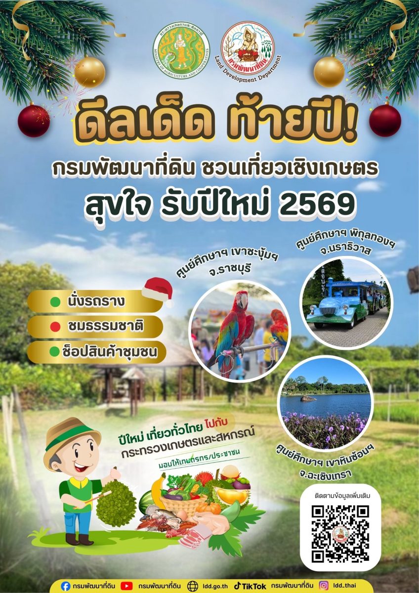 ดร.สุมิตรา วัฒนา อธิบดีกรมพัฒนาที่ดิน เปิ...