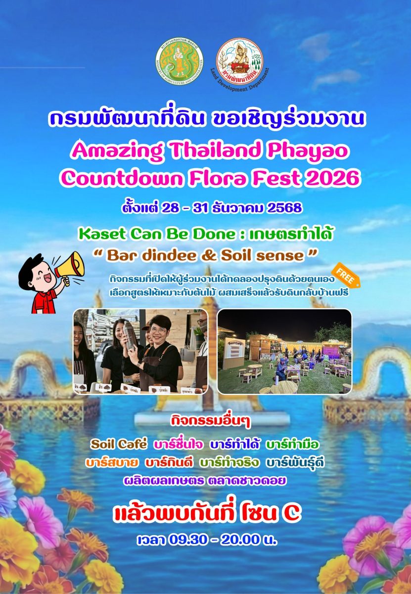กรมพัฒนาที่ดิน กระทรวงเกษตรและสหกรณ์ ขอเช...