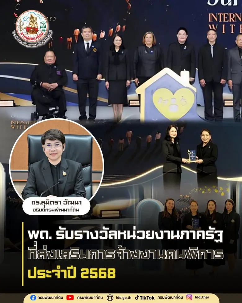 ดร.สุมิตรา วัฒนา อธิบดีกรมพัฒนาที่ดิน เปิดเผยว่า กร...
