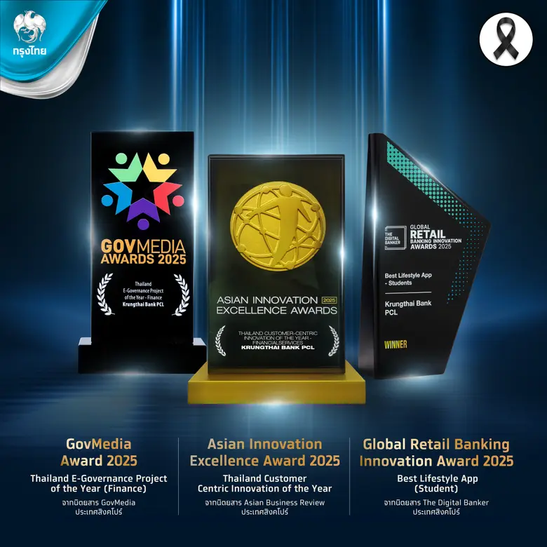 ธนาคารกรุงไทย ตอกย้ำความเป็นผู้นำด้านนวัต...
