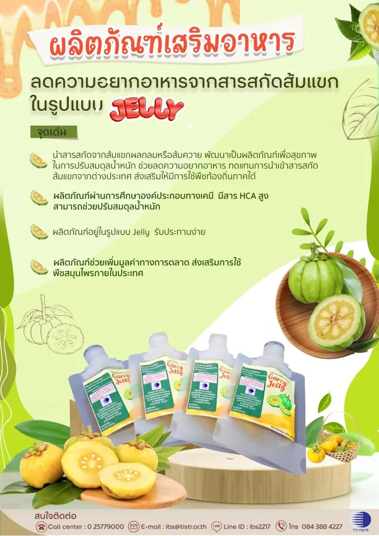 "ส้มแขก" มีชื่อวิทยาศาสตร์ว่า Garcinia at...