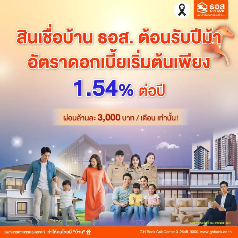 ธนาคารอาคารสงเคราะห์ (ธอส.) ตอกย้ำบทบาทสถาบันการเงิ...