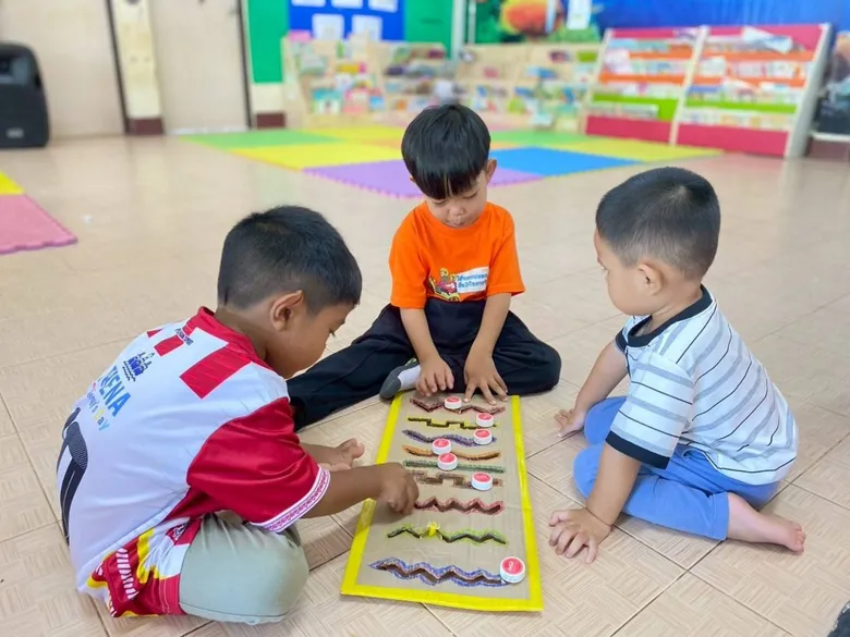 สสส. สานพลังชุมชนนิเวศสื่อสุขภาวะศพด.บ้านตันหยงโป ใช้สื่อสร้างสรรค์ สร้างทักษะชีวิตเด็กปฐมวัย"