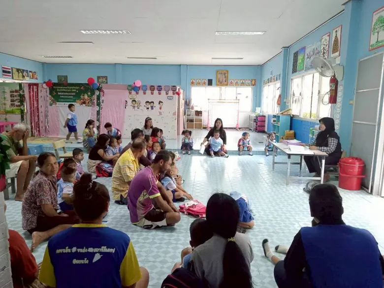 ศูนย์พัฒนาเด็กเล็กบ้านโคกว่าว ต.นาโหนด จ.พัทลุง เดิ...