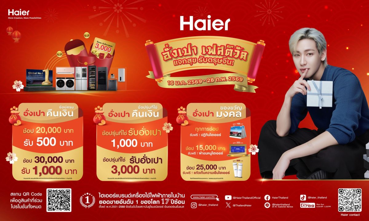 ไฮเออร์ (ประเทศไทย) ผู้นำด้านผลิตภัณฑ์และ...