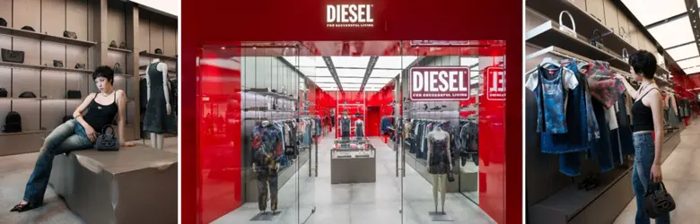DIESEL (ดีเซล) แฟชั่นแบรนด์ดังสัญชาติอิตาลี โดยมี ย...
