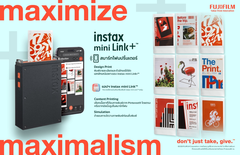 บริษัท ฟูจิฟิล์ม (ประเทศไทย) จำกัด เปิดตัว instax m...