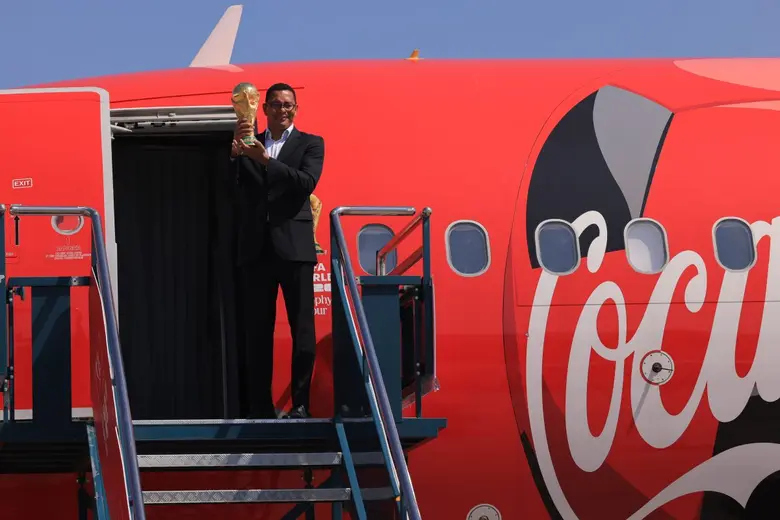 Coca-Cola welcomes the Original FIFA World Cup(TM) Trophy to Thailand, inviting fans to see it up close on 24 January - for one day only