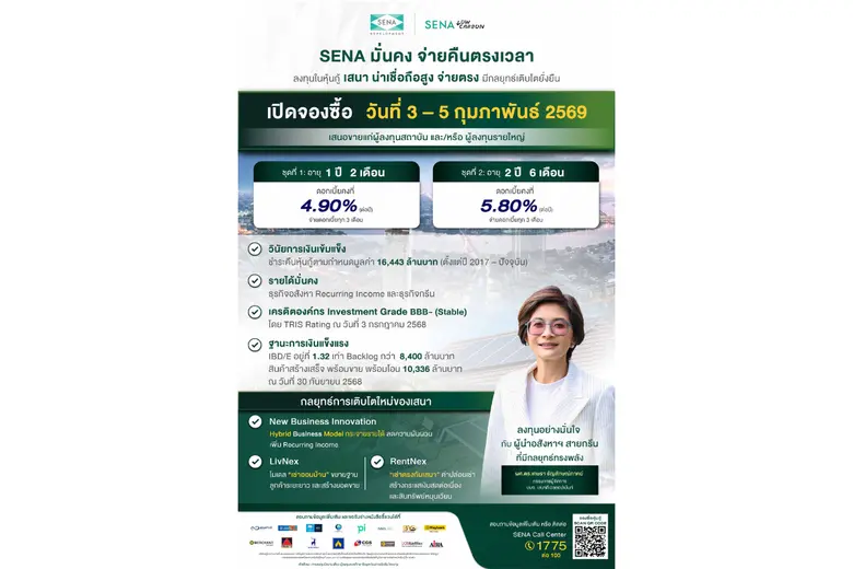 บริษัท เสนาดีเวลลอปเม้นท์ จำกัด (มหาชน) ห...