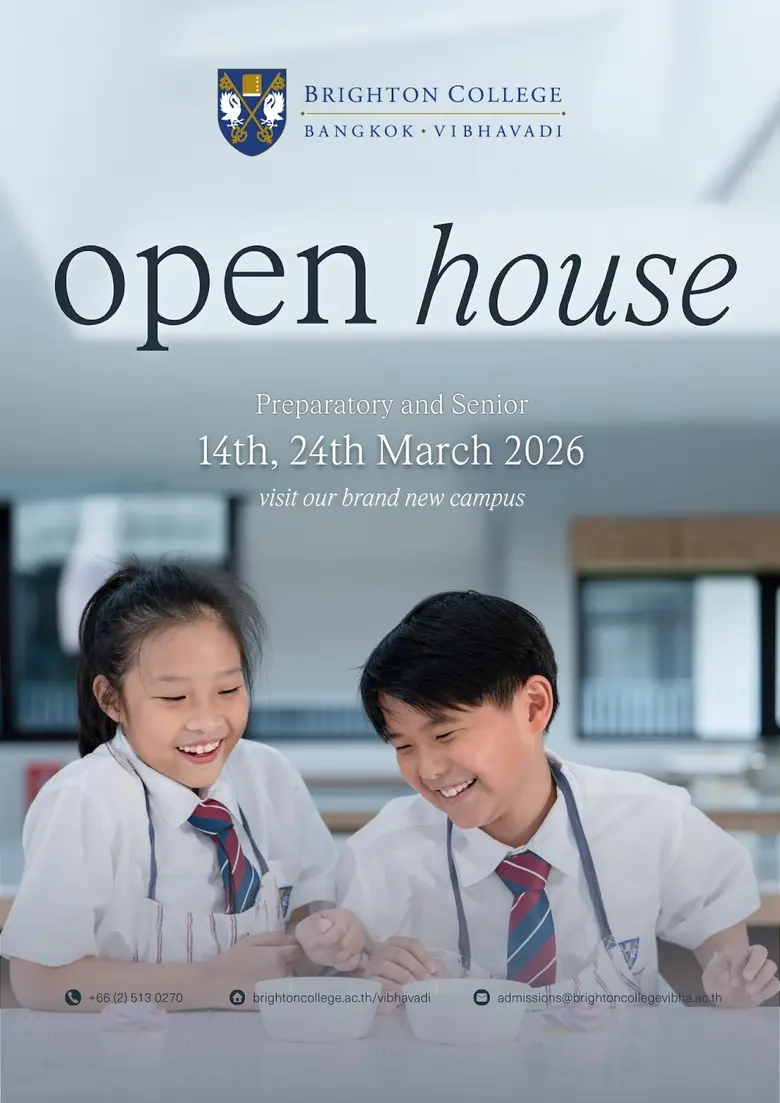 Brighton College Bangkok Vibhavadi Announces 2026 Scholarship Opportunities and Open House Events