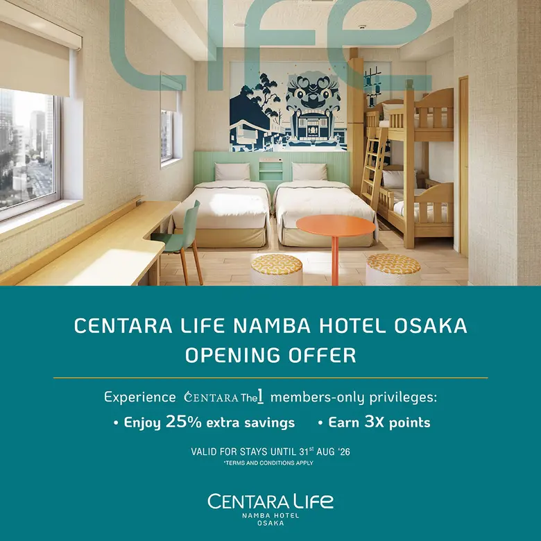 Centara Life Namba Hotel Osaka to Open in Vibrant Namba District with Exclusive Launch Offer