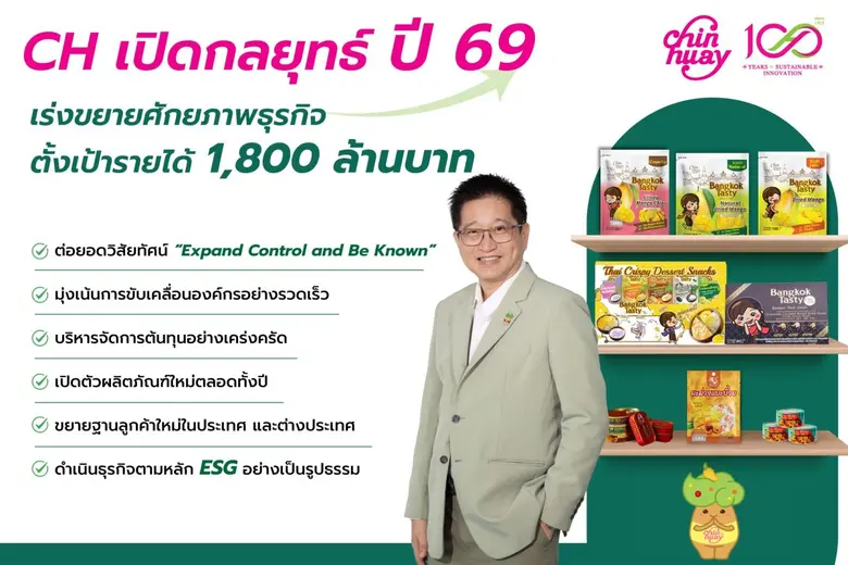 CH เปิดกลยุทธ์ปี 2569 ต่อยอดวิสัยทัศน์ "E...